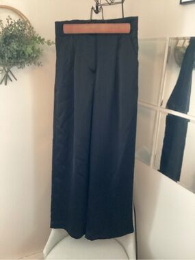 House of Harlow 1960 Black Wide-Leg Trousers